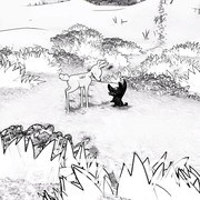 《白雪归途 Blanc》明年问世 小狼与幼鹿在暴风雪中的生存合作冒险