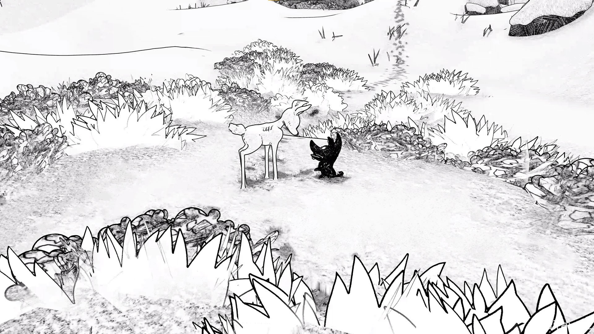 《白雪归途 Blanc》明年问世 小狼与幼鹿在暴风雪中的生存合作冒险