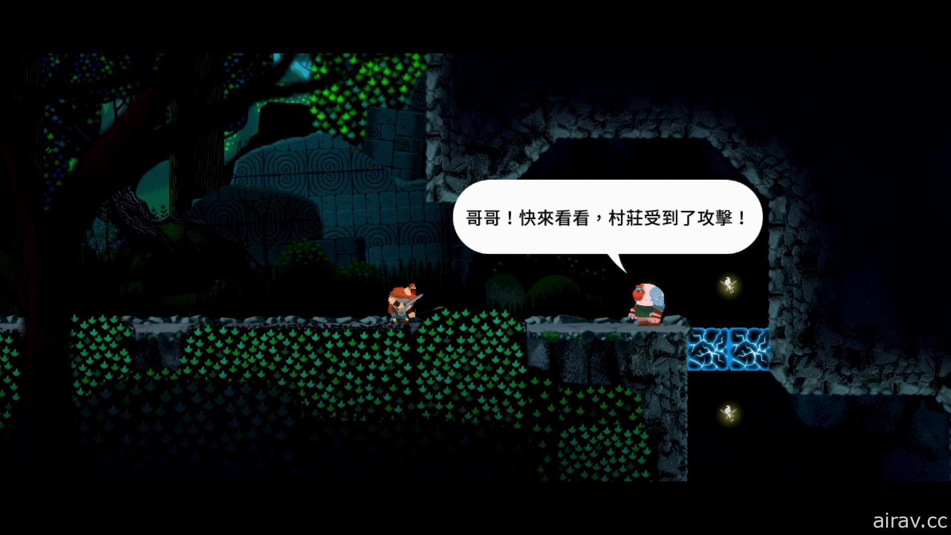 凯尔特神话题材 2D 动作游戏《奥柯奈尔部族与斯塔格的王冠》Switch 中文版今日上市