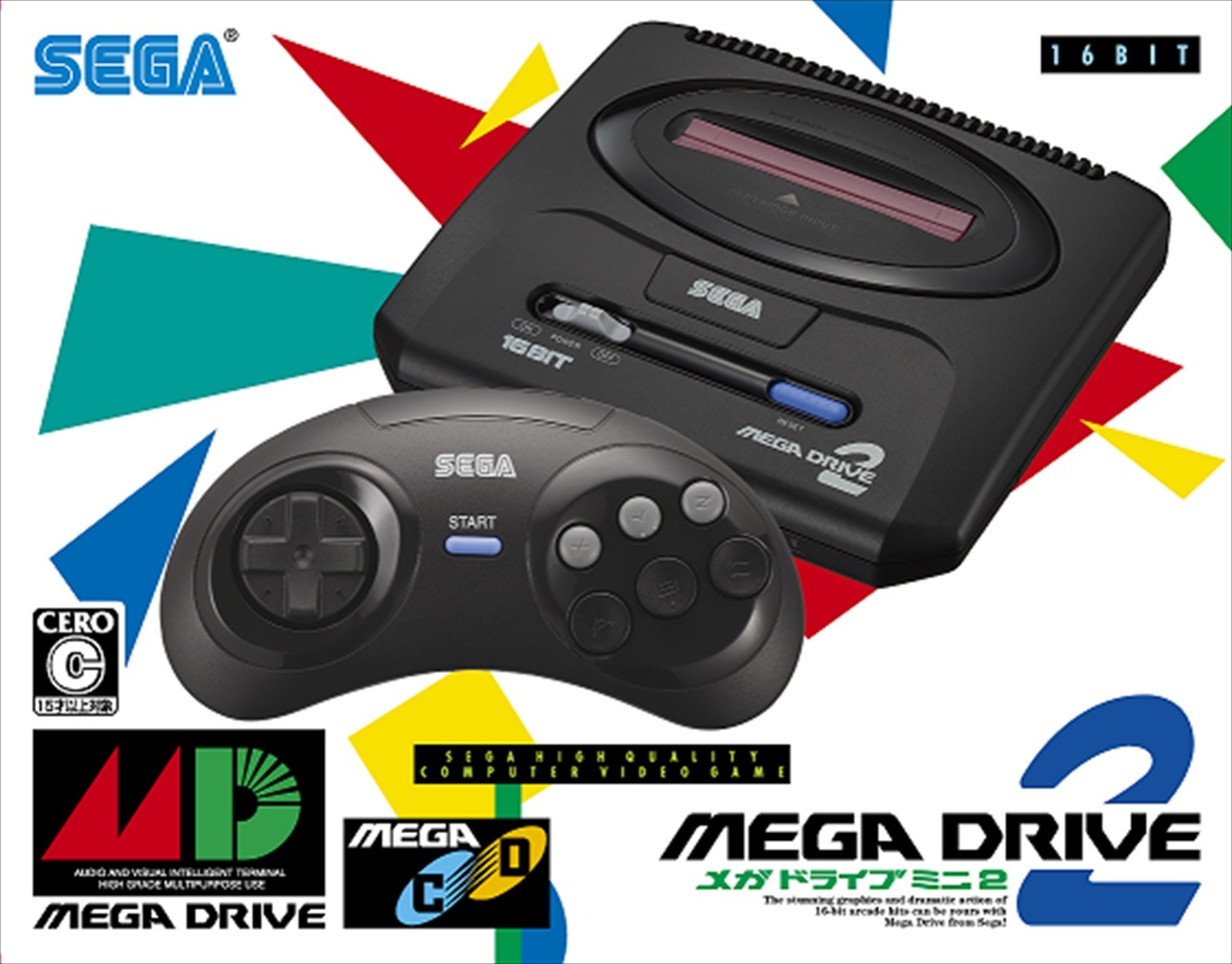 SEGA 迷你復刻版主機新產品「Mega Drive Mini 2」10 月登場 首度收錄 Mega-CD 遊戲