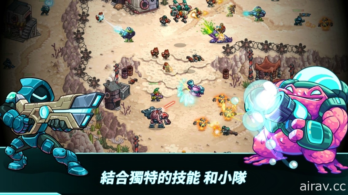 《Kingdom Rush》开发商新作《钢铁战队 Iron Marines Invasion》开放预先注册