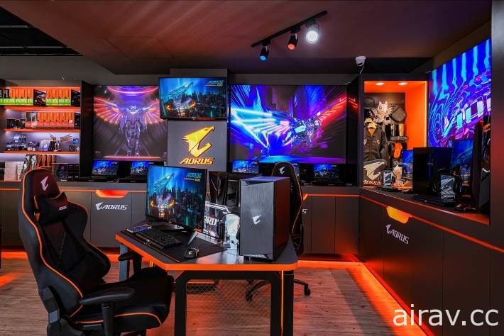 AORUS 在台南 e01 商場推出首間形象旗艦館