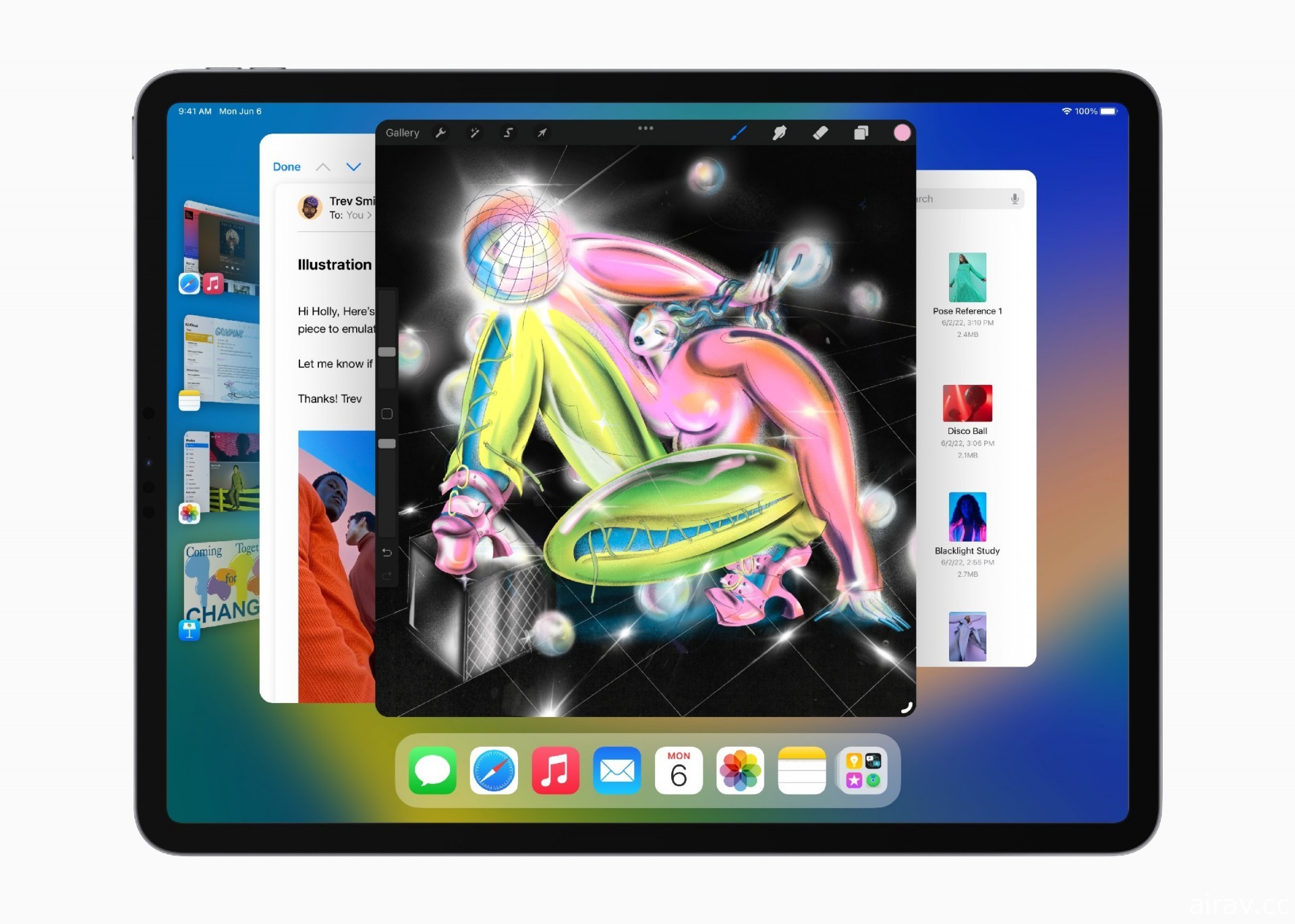 Apple 今日预览 iPadOS 16 强调多工处理体验、全新与他人合作的方式等各项新功能