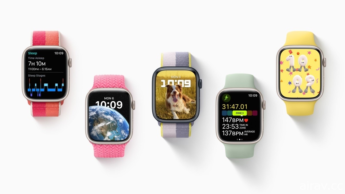 Apple 推出 watchOS 9 包含加强版“体能训练”app、睡眠阶段、首创的心房颤动记录等功能