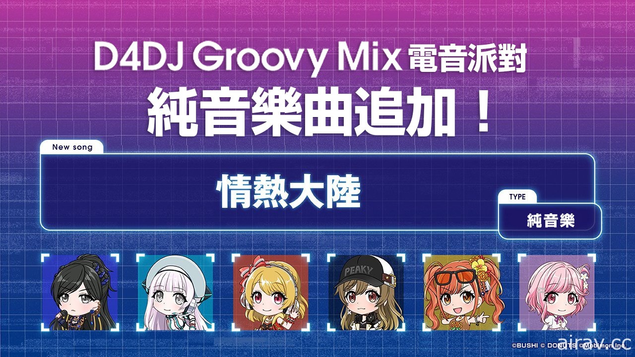 《D4DJ Groovy Mix 电音派对》“快乐惊喜大作战”活动与转蛋正式登场