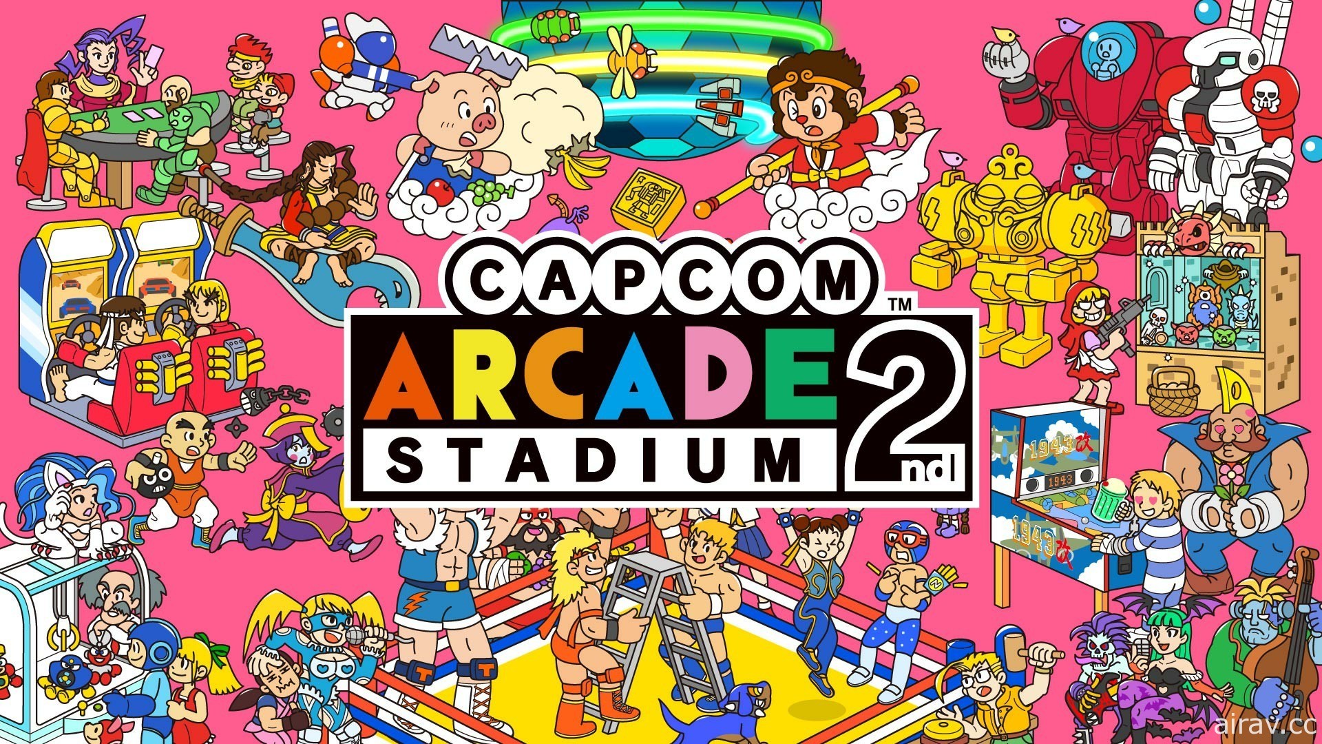 CAPCOM 经典大型电玩合辑第二弹《Capcom Arcade 2nd Stadium》7/22 登场