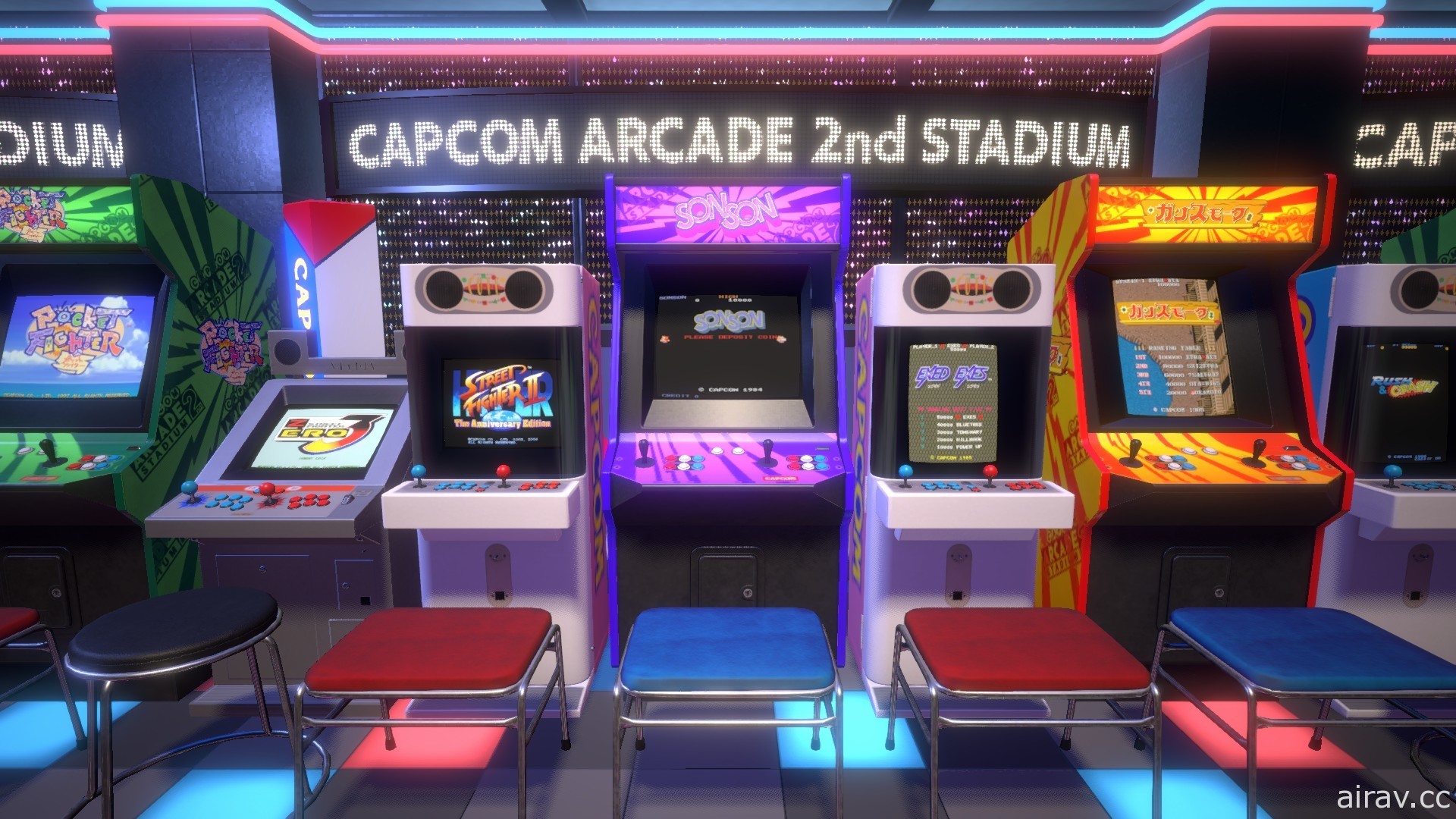 CAPCOM 经典大型电玩合辑第二弹《Capcom Arcade 2nd Stadium》7/22 登场