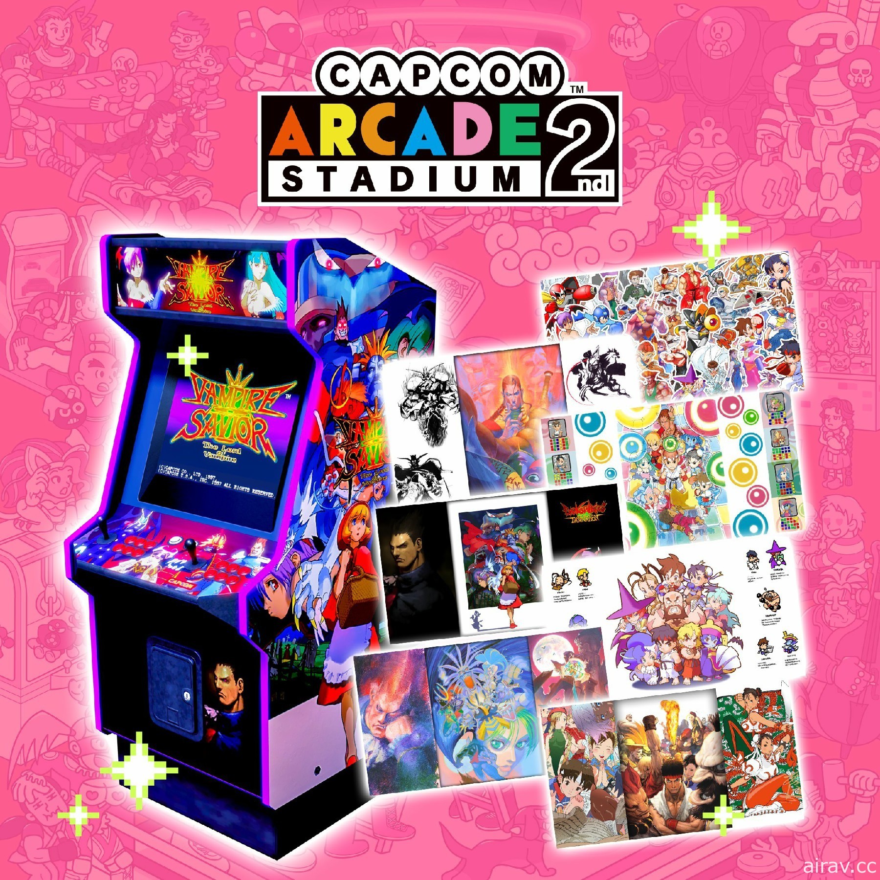 CAPCOM 经典大型电玩合辑第二弹《Capcom Arcade 2nd Stadium》7/22 登场