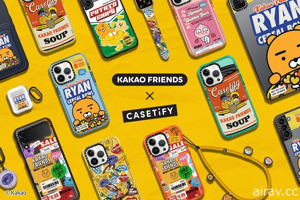 CASETiFY 二度攜手 KAKAO FRIENDS 推出聯名配件