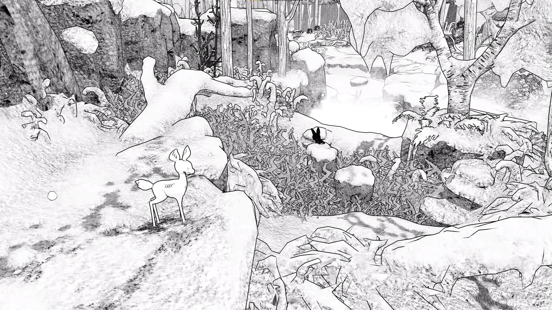 《白雪归途 Blanc》明年问世 小狼与幼鹿在暴风雪中的生存合作冒险
