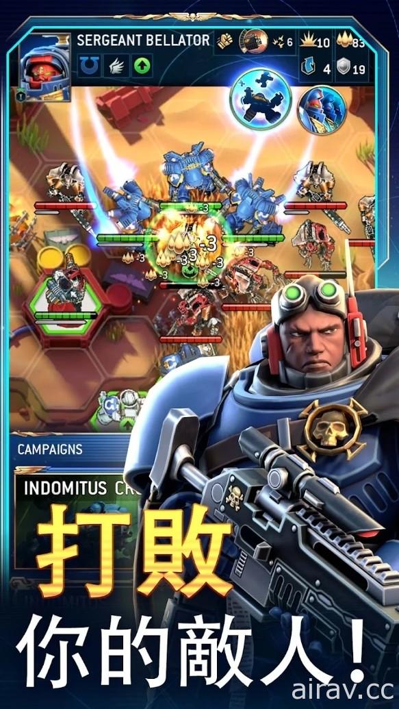 回合制戰術策略遊戲《戰鎚 40K：Tacticus》於 Google Play 商店開放預先註冊