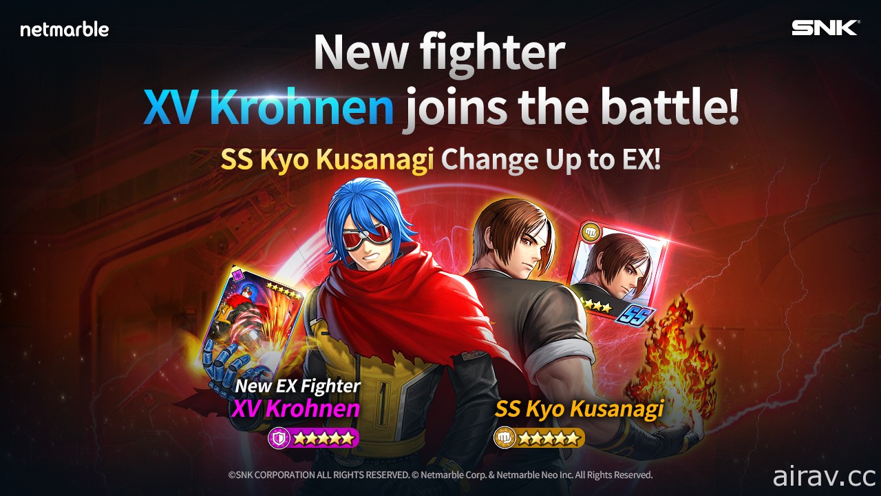 《THE KING OF FIGHTERS ALLSTAR》推出更新 全新格鬥家「XV 柯隆」登場