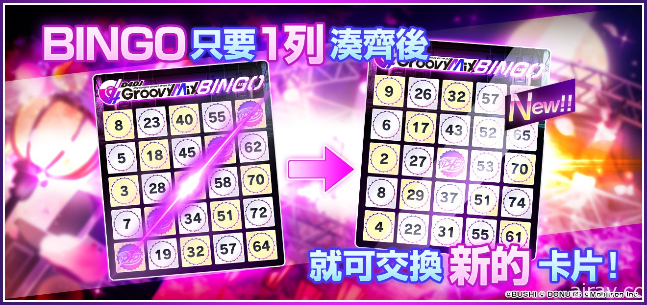 《D4DJ Groovy Mix 電音派對》BINGO 挑戰活動「舞落櫻花的小夜曲」正式登場