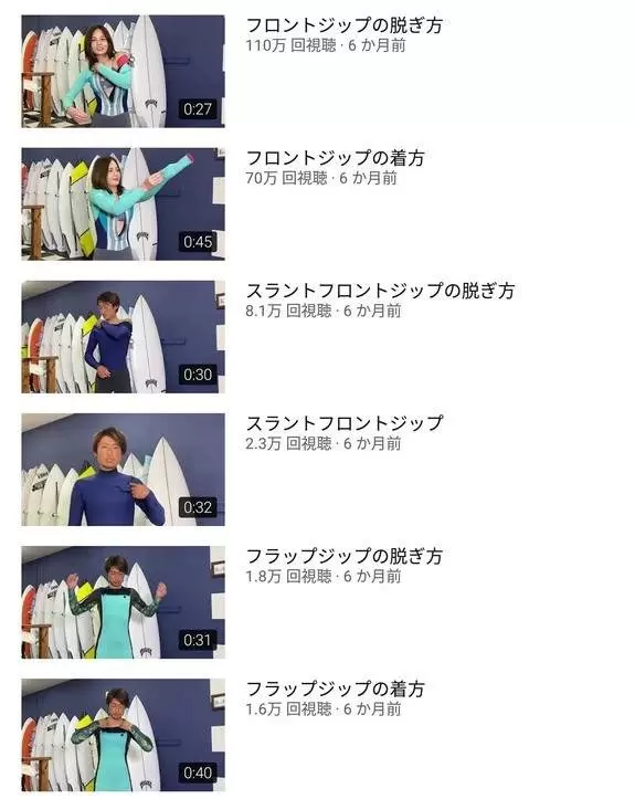 《男女泳衣款式介紹》商品做成影片給網友參考，結果觀看次數差超多