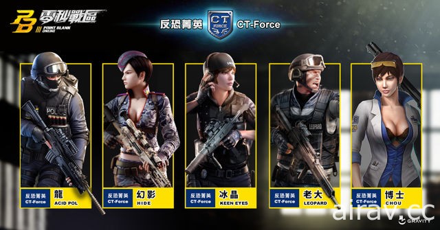 《PB 零秒戰區》公開遊戲背景、雙陣營角色故事 自由與秩序的戰鬥即將展開